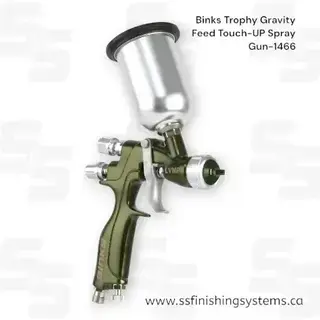 Binks Trophy Touch-UP Gravity Feed Spray Gun 1466 Product Image