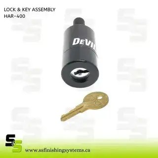 DeVilbiss Lock & Key Assembly HAR-400 Product Image