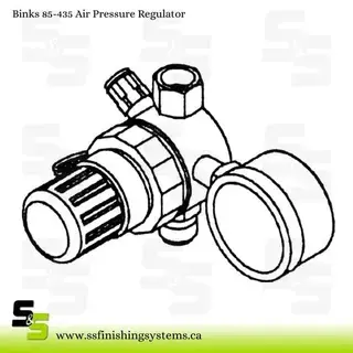 Binks 85-435 Air Pressure Regulator Product Image