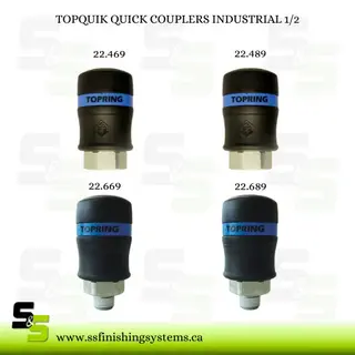 TOPQUIK QUICK COUPLERS INDUSTRIAL 1/2 Product Image