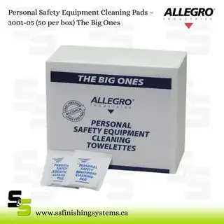 Personal Safety Equipment Cleaning Pads -The Big Ones, Alcohol-Free Product Image