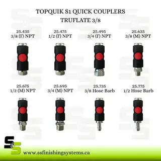 TOPQUIK S1 QUICK COUPLERS TRUFLATE 1/2 Product Image