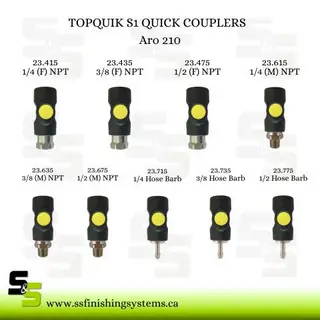 TOPQUIK S1 QUICK COUPLERS ARO 210 Product Image