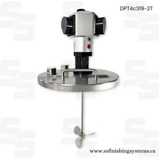 Binks 1/4 Hp Air Motor & Tachometer 5 Gallon Pail Mount, Product Image