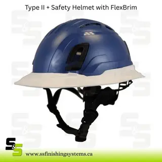 Bullard Type II + Non-Vented Safety Helmet with FlexBrim (non-Mips) Kentucky Blue Shell Product Image