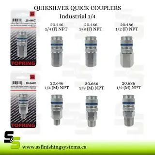 QUIKSILVER QUICK COUPLERS Industrial 1/4 Product Image