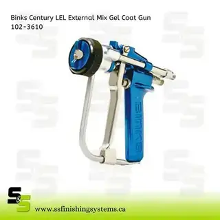Binks Century LEL External Mix Gel Coat Gun Product Image