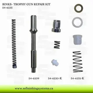 Binks Trophy Spray Gun Repair Kit 54-6135 Product Image