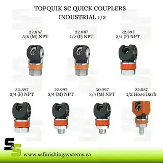 TOPQUIK SC QUICK COUPLERS INDUSTRIAL 1/2 Product Image