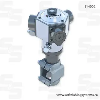 Binks 1/4 hp Air motor assembly to replace 15:1 geared drive Product Image