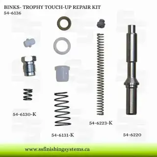 Binks Trophy Touch-Up Gun Repair Kit 54-6136 Product Image