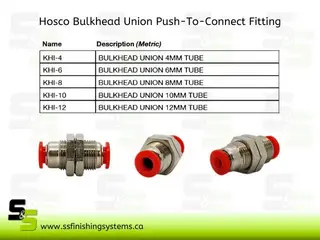 Hosco Bulkhead Union KHI Product Image
