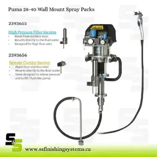 Puma 28-40 Wall Mount Spray Packs Product Image