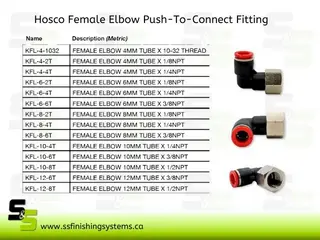 Hosco Female Elbow KFL Product Image
