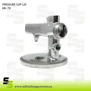 DeVilbiss Pressure Feed Cup Lid KB-70 Product Image