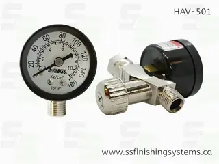 Air Adjusting Valve with Gauge Product Image