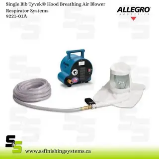Single Bib TyvekÂ® Hood Breathing Air Blower Respirator Systems Product Image