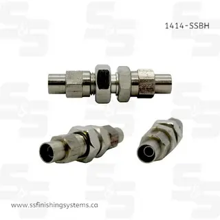 Hosco Bulkhead Hose Splicer 1/4 ID x .350 OD Product Image