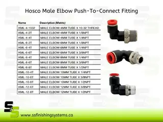 Hosco Male Elbow KML Product Image