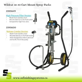Wagner Wildcat 18-40 Cart Mount Spray Pack Product Image