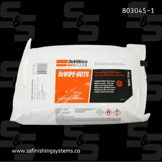 DeVilbiss DeWipe-Outs 85/15 inventory clearance Product Image
