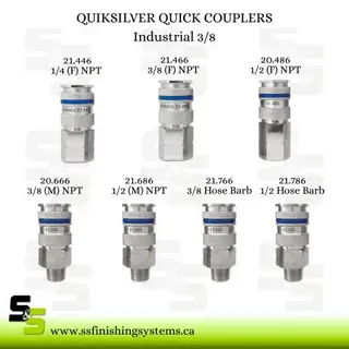 QUIKSILVER QUICK COUPLERS Industrial 3/8 Product Image