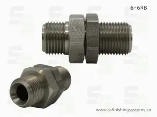 Hosco 3/8 NPS(M) X 3/8 NPS(M) REVERSE BULKHEAD Product Image