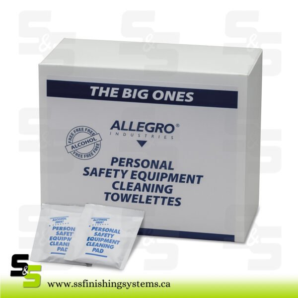 Personal Safety Equipment Cleaning Pads -The Big Ones, Alcohol-Free