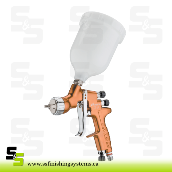 Binks Advance HD spray gun orange gravity version