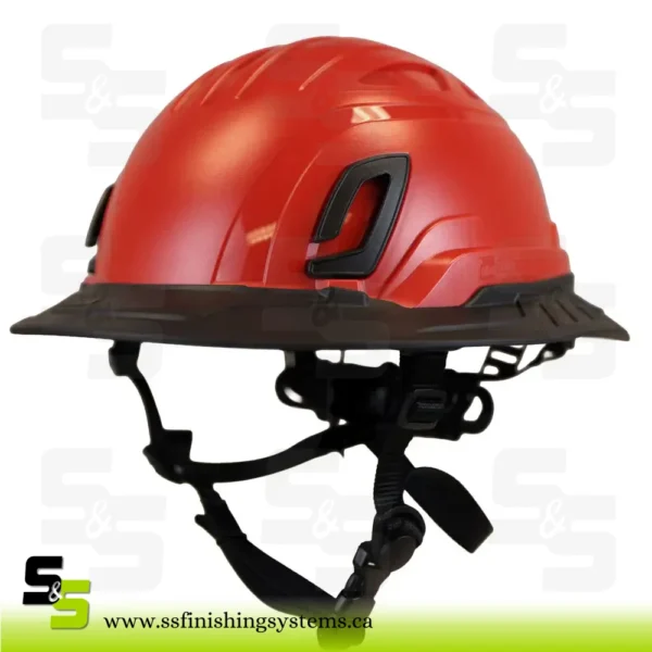 Bullard Type II + Non-Vented Safety Helmet with FlexBrim (non-Mips) Red Shell Bullard Type II + Non-Vented Safety Helmet with FlexBrim (non-Mips) Red Shell