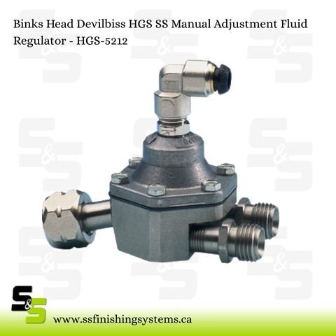 Devilbiss HGS Stainless Steel Fluid Regulators Devilbiss HGS Stainless Steel Fluid Regulators