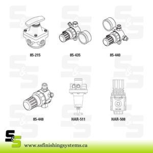 Binks 85-215 Air Pressure Regulator