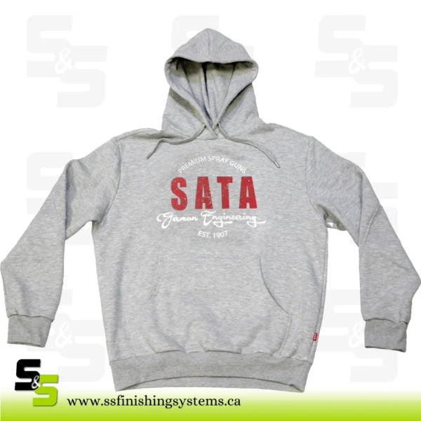 SATA Hoodie, grey, size L, cotton, version Vintage