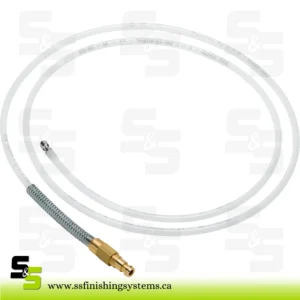 SATA Nylon wand, flexible, 1500 mm long , Ø 6 mm, with rotary nozzle 360°, diagonally spraying forward an
