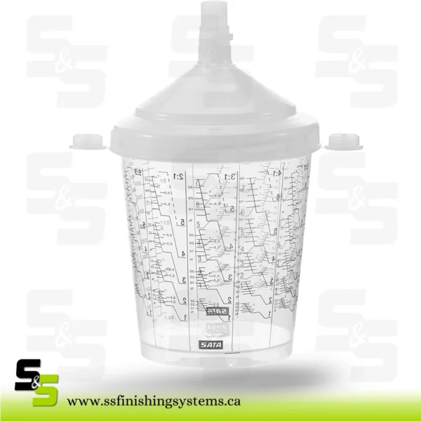 SATA RPS-Cup 0,6l the original, 125 µm flat sieve [pack of 50 pieces]