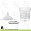 SATA RPS-Cup 0,6l the original, 125 µm flat sieve [pack of 50 pieces]