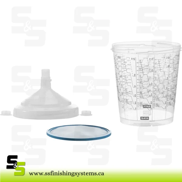 SATA RPS-Cup 0,6l the original, 125 µm flat sieve [pack of 50 pieces]