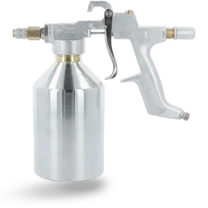SATA HRS pressurised cup gun with 1.0 l cup [max. 10 bar], material flow control, without wands