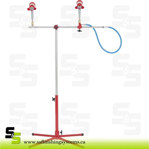 223008_MAIN.WEBP.webp SATA dry jet 2 stand with height-adjustable bracket, 2 blow guns