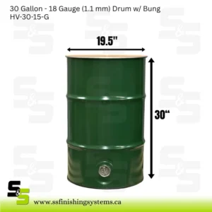 18 Gauge (1.1 mm) Drum