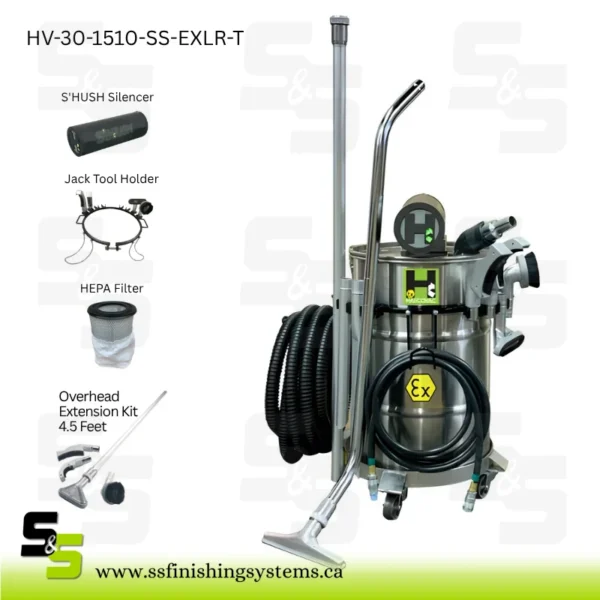 Hafcovac Certified Stainless Steel Vacuums EXLR