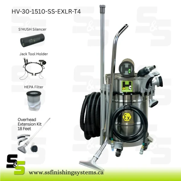 Hafcovac Certified Stainless Steel Vacuums EXLR