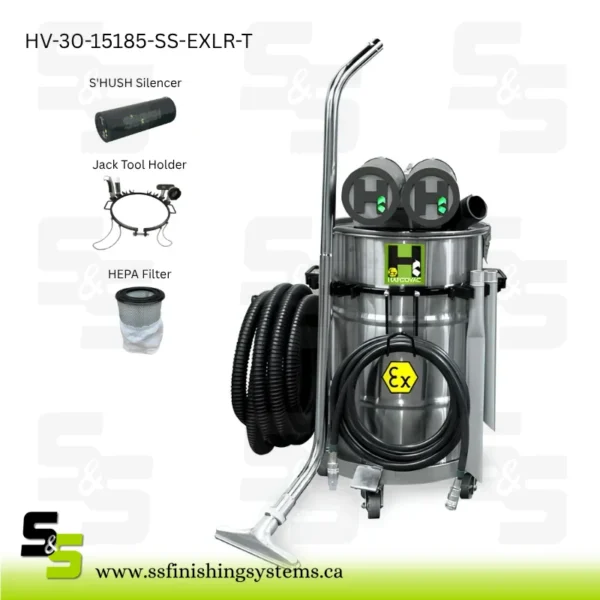 Hafcovac Certified Stainless Steel Vacuums Dual EXLR