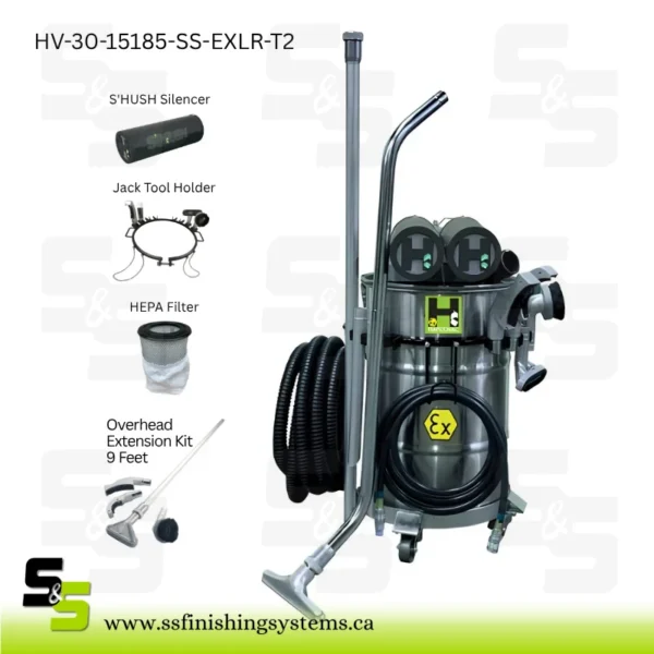 Hafcovac Certified Stainless Steel Vacuums Dual EXLR