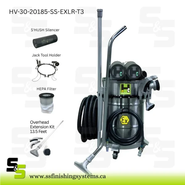 Hafcovac Certified Stainless Steel Vacuums Dual EXLR