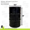 18 Gauge (1.1 mm) Drum