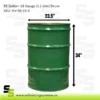 18 Gauge (1.1 mm) Drum