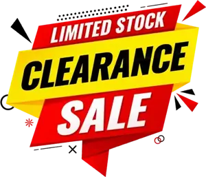 Limited stock clearance sale
