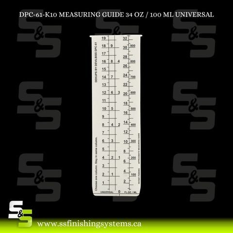 DPC-61-K10 MEASURING GUIDE 34 OZ / 100 ML UNIVERSAL