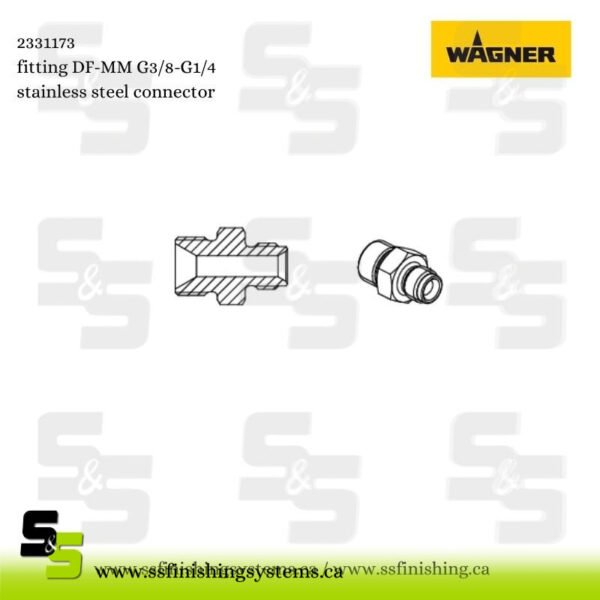 2331173 fitting stainless steel connector
